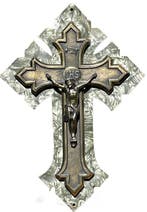 Crucifix - Metaal - 1930-1940 - Crusifix België