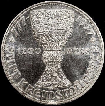 Oostenrijk. 100 Schilling 1977 (Kremsmünster Monastery)