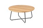4 Seasons Verdi ronde salontafel teak 73 cm., Verzenden, Nieuw, Rond, Hout