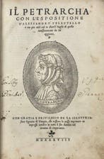 Petrarca - Il Petrarcha con lespositione dAlessandro, Antiek en Kunst