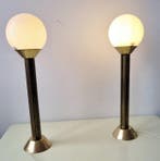 Produzione Italiana - Tafellamp (2) - Opaline glas