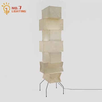 Akari Noguchi Stijl Verticale Vloerlamp - Japans Design Rijs, Huis en Inrichting, Verzenden, Nieuw