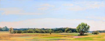Eliza Koodziej - Meadow at Noon, Antiek en Kunst
