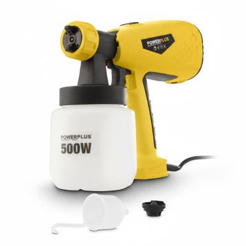 Powerplus Verfpistool POWX354 500W | Retourdeal 50%, Verzenden, Nieuw