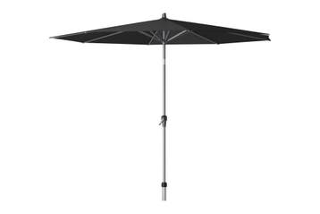 Platinum Riva parasol 3 m. black, Tuin en Terras, Parasols, Verzenden, Nieuw, Stokparasol, Kantelbaar