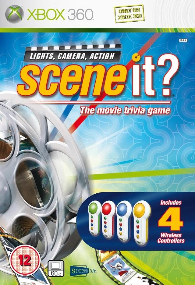 Xbox 360 Scene It?: Lights, Camera, Action, Spelcomputers en Games, Games | Xbox 360, Zo goed als nieuw, Verzenden