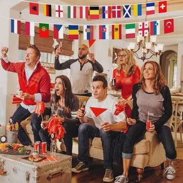 Vlaggenlijn Europa 2026 - Diverse Nationale Vlaggen voor Fee, Verzenden, Nieuw