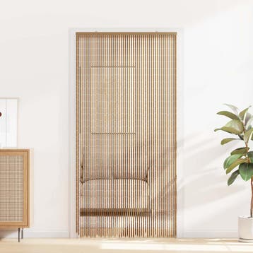 vidaXL Insect Deurgordijn Meerkleurig 100 x 200 cm Bamboe, Verzenden, Nieuw