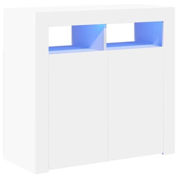 Opbergkast Wit - 80x35cm | Tweedekansje | OP=OP, Minimalistisch, modern, Zo goed als nieuw, 25 tot 50 cm, Overige houtsoorten