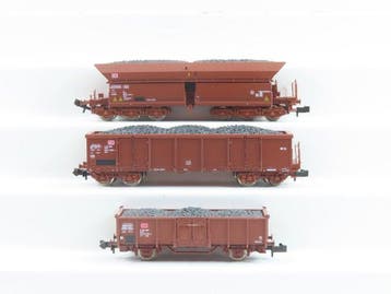 Roco N - 25385/25562/25408 - Modeltrein goederenwagonset (3), Hobby en Vrije tijd, Nieuw