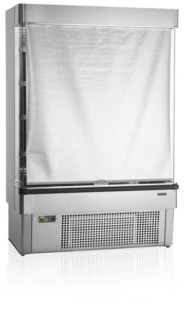 Open Front Koeler | RVS | 2 tot 8 °C | 1335 x 737 x 1985 mm, Verzenden
