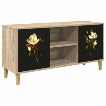 vidaXL Tv-meubel BREMEN 102 x 33 x 50 cm Sonoma Bewerkt hout, Minder dan 50 cm, Verzenden, Nieuw, Minder dan 100 cm