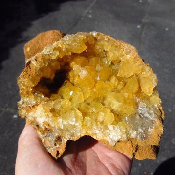 Limoniet golden healer kristalclusters, Verzamelen, Mineralen en Fossielen, Verzenden, Mineraal