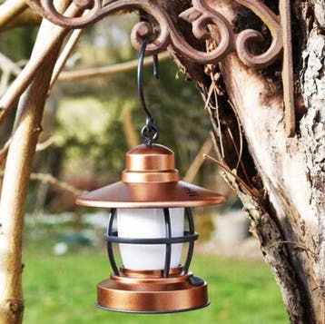 Eenvoudige campinglamp met haak (op batterijen, warm wit li, Ophalen of Verzenden, Nieuw