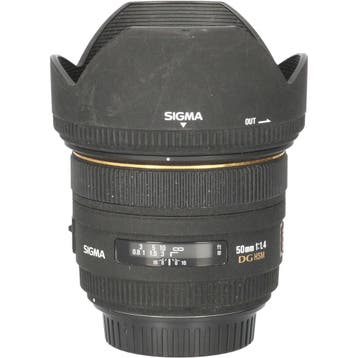 Tweedehands Sigma 50mm f/1.4 EX DG HSM Canon-AF CM7157, Ophalen of Verzenden, Gebruikt, Overige typen
