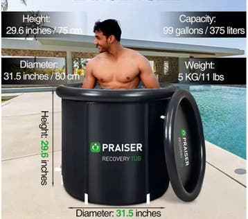 Opblaasbaar IJsbad – Luxe Cold Plunge 320L Herstel, Verzenden, Nieuw