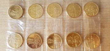 Olympische Spelen munten goud 22K - volledige collectie, Verzamelen, Nieuw