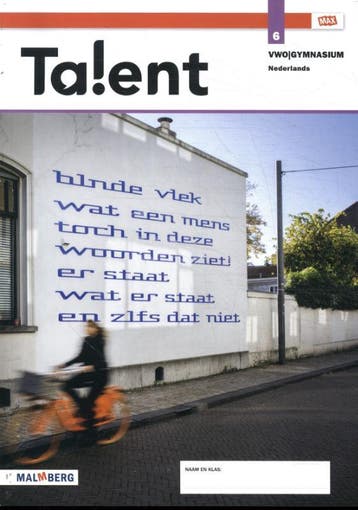Talent / 6 vwo/gymnasium nederlands 9789402077643 Tenter, Boeken, Studieboeken en Cursussen, Verzenden, Gelezen, Tenter
