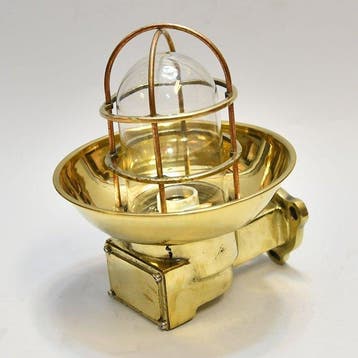 Wandlamp - Messing, Glas, Koper