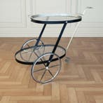 Cesare Lacca - Serveerwagen - Staal, Hout, Messing - Ontwerp