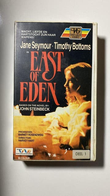 EAST OF EDEN (1981) (DEEL 1) (EX RENTAL) (VHS), Verzenden, Gebruikt