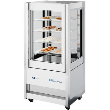 Koel-/Vriesvitrine | CRISTAL TOWER | 473L | RVS/Wit |, Verzenden, Nieuw in verpakking