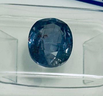 1 pcs Blauw, Paars, Roze Saffier - 4.38 ct - Antwerp, Nieuw