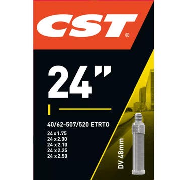 CST Binnenband 24x1.75-2.25 - Dunlop ventiel 48mm - ETRTO..., Ophalen of Verzenden, Nieuw, Band