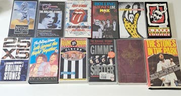 Bundel van 12 Rolling Stones VHS Videobanden, Verzenden, Nieuw in verpakking