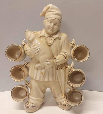 Porcelaine de France - Drankservies voor 6 (7) - Porselein -, Antiek en Kunst