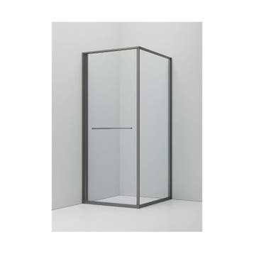 Douchecabine 90x90x200cm Gunmetal (Douchecabines, Badkamer), Ophalen of Verzenden, Nieuw