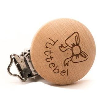 Durable Houten Speenclips 2 stuks 52 Tuttebel, Verzenden, Nieuw