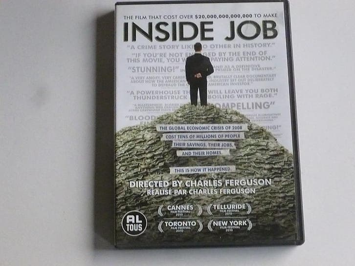 Inside Job (DVD), Cd's en Dvd's, Dvd's | Filmhuis, Zo goed als nieuw, Ophalen of Verzenden