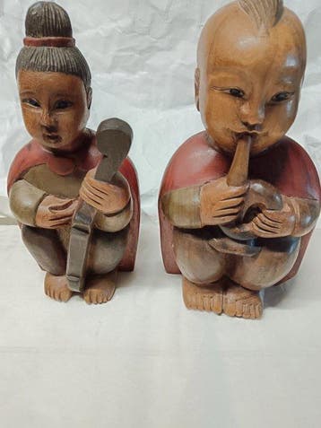 muzikanten - Hout, Ebbenhout - Sconosciuto - Thailand -