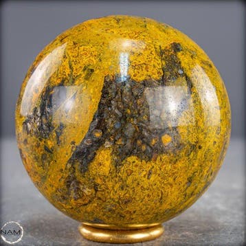 Natuurlijke Bumblebee-agaat als bol heel zelden- 409.83 g