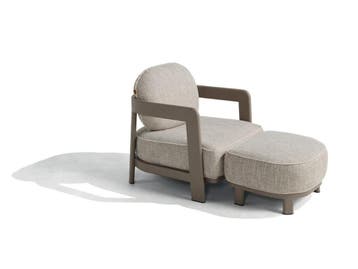 4 Seasons Outdoor Oasis loungestoel mocca |, Ophalen of Verzenden, Nieuw