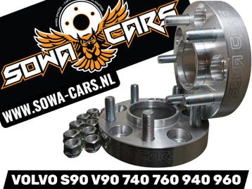 Spacers 22mm Volvo S90 V90 740 760 940 5x108 Spoorverbreders, Ophalen of Verzenden