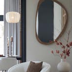 Light & Living Sonora spiegel 120x5x80 cm hout olie bruin, Ophalen of Verzenden, Nieuw, Bruin