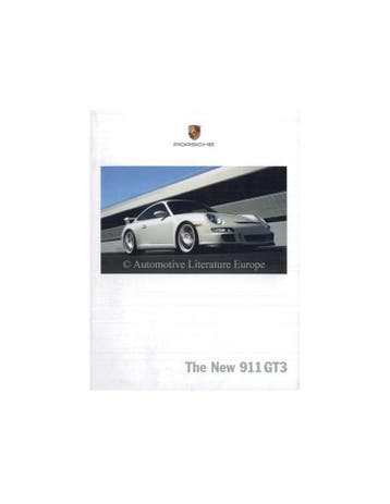 2006 PORSCHE 911 GT3 BROCHURE ENGELS USA, Boeken, Nieuw, Porsche, Author