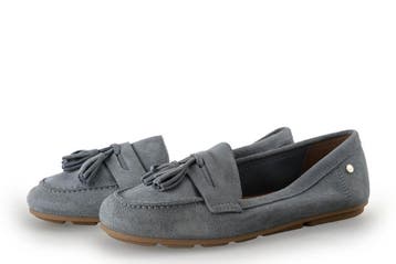 Manfield Loafers in maat 38 Blauw, Overige typen, Zo goed als nieuw, Manfield, Verzenden