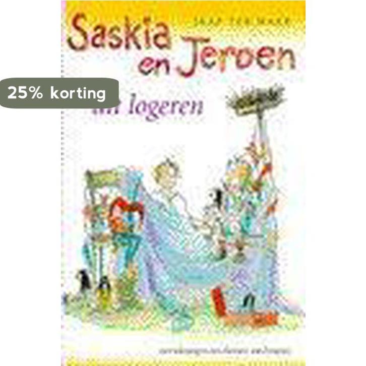 Saskia en Jeroen uit logeren / Saskia en Jeroen, Boeken, Kinderboeken | Baby's en Peuters, Gelezen, Verzenden