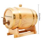 Eikenhouten Wijnvat 3L met Kraan en Standaard– Vintage Dispe, Verzenden, Nieuw