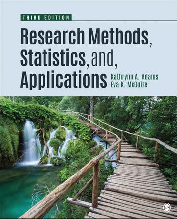 Research Methods, Statistics And Applications |  | Nieuw, Ophalen of Verzenden, Nieuw