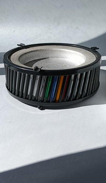 Vogue Studio - Asbak - Glas, Metaal, Aluminium