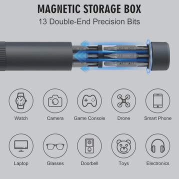 27-in-1 Precisie Schroevendraaierset met Magnetische Bits -, Verzenden, Nieuw