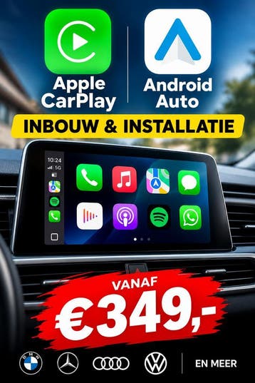 CarPlay Laten Inbouwen | Apple CarPlay + Android Auto, Nieuw
