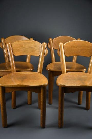 Hirtshals Savvaerk - Rainer Daumiller - Eetkamerstoel (4) -, Antiek en Kunst, Antiek | Meubels | Stoelen en Banken