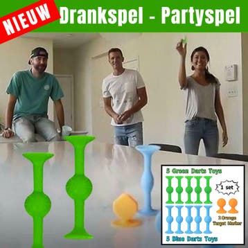 Drankspel Partyspel Jeu de Darts Sticky Darts Zuignap, Verzenden, Nieuw