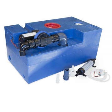 Albin Pump Vuilwatertank Set 72L diafragma 12V, Ophalen of Verzenden, Nieuw