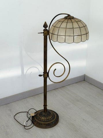 Staande lamp - Metaal, Messing - Liberty-stijl